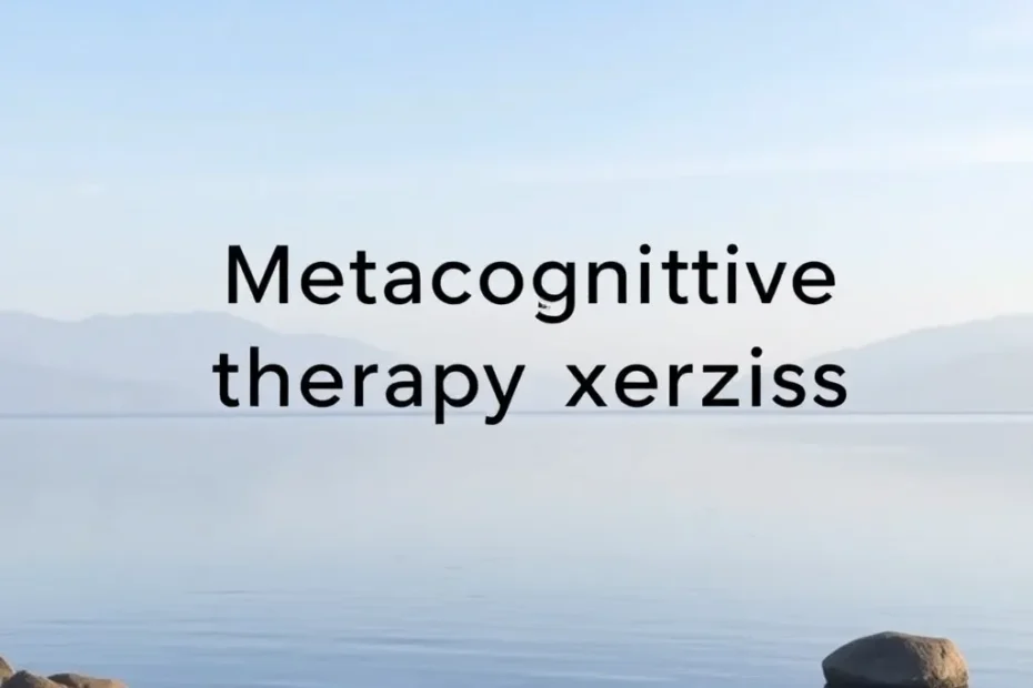 metakognitive therapie übungen