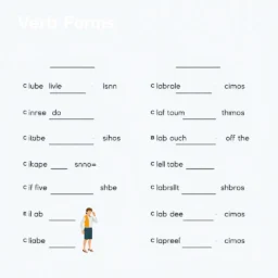 Übungen zur Festigung der Kenntnisse über Verbformen
