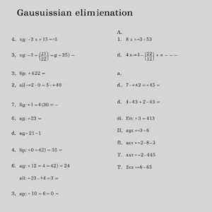 Gauß-Verfahren: Übungen mit Lösungen für optimale Lernergebnisse!