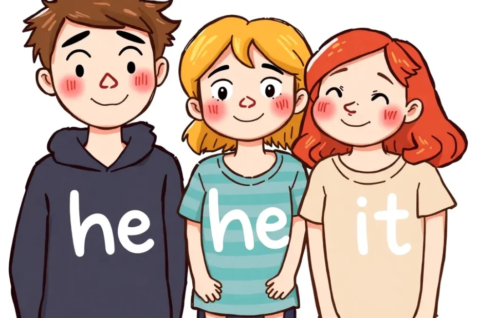 he she it das s muss mit übungen