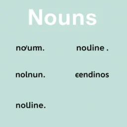 Typen von Nomenendungen und deren Verwendung