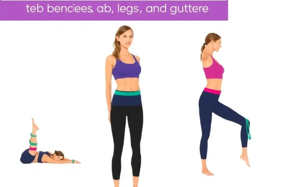 theraband übungen bauch beine po